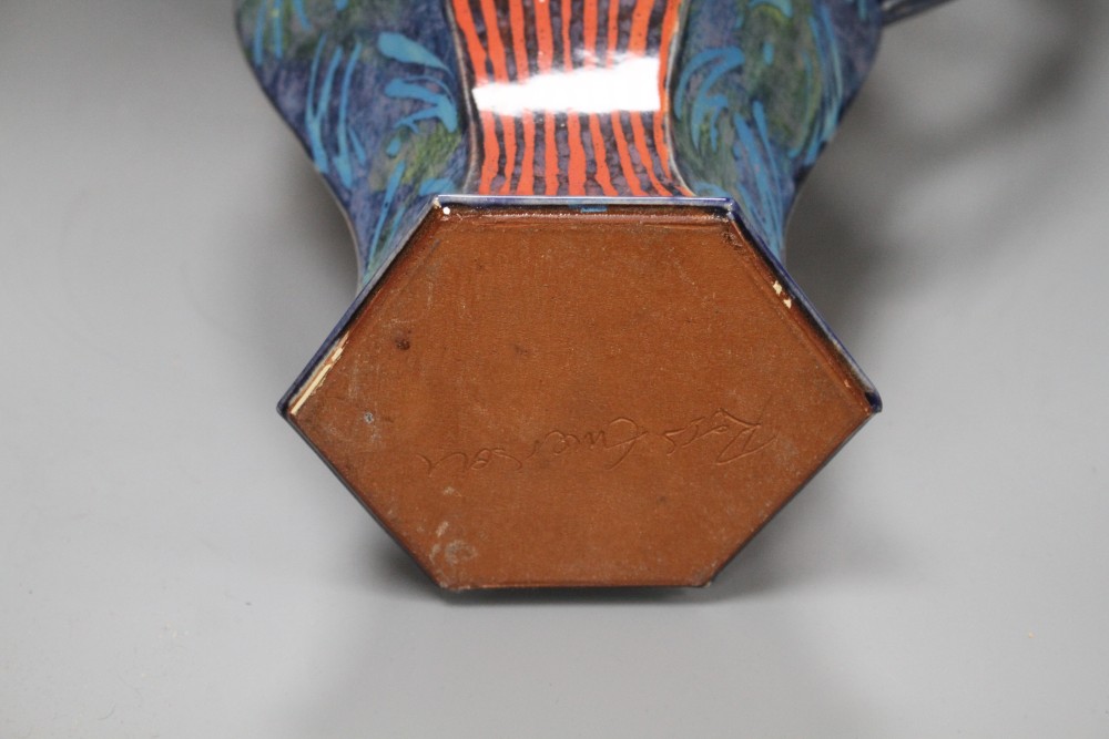 A Ross Emerson Irish studio pottery ewer, height 50cm